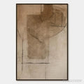 ARTOVITAS Terra Incognita – Wabi Sabi Inspired Textured Abstract Earth Tone Painting - image 1