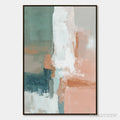 ARTOVITAS Coastal Echoes – Muted Tones Abstract Landscape Painting - image 1