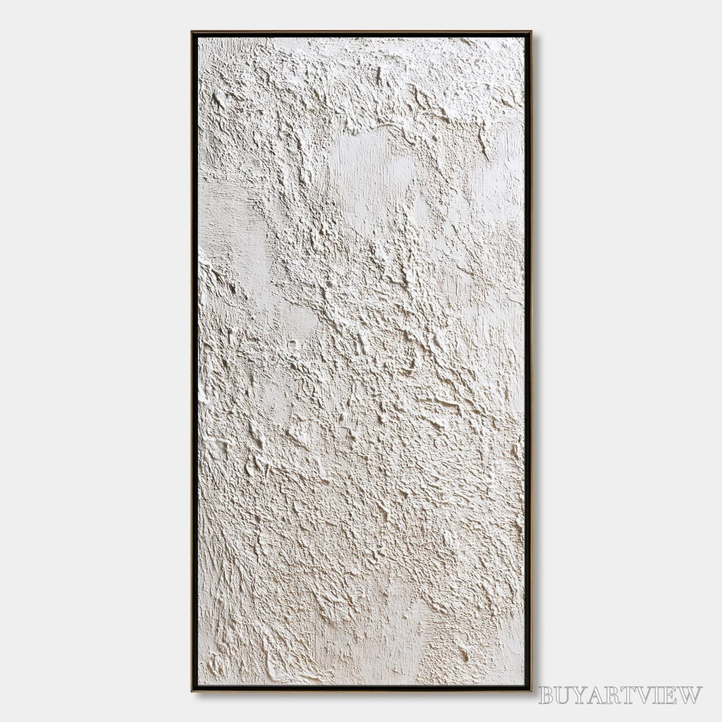 ARTOVITAS Stucco – Heavily Textured Wabi Sabi Abstract Painting - image 1