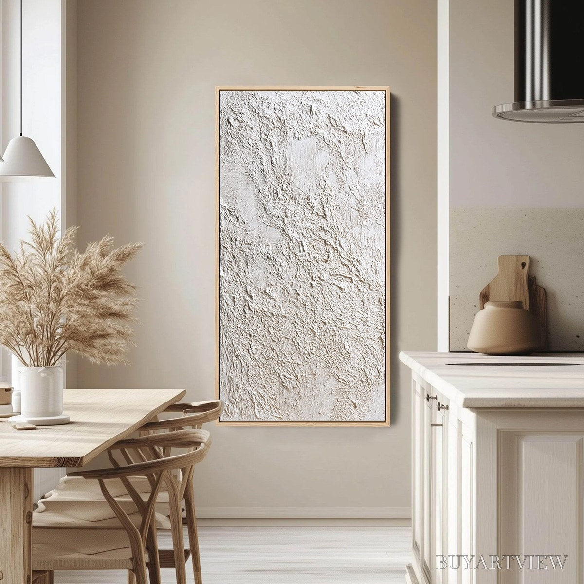 ARTOVITAS Stucco – Heavily Textured Wabi Sabi Abstract Painting - image 4