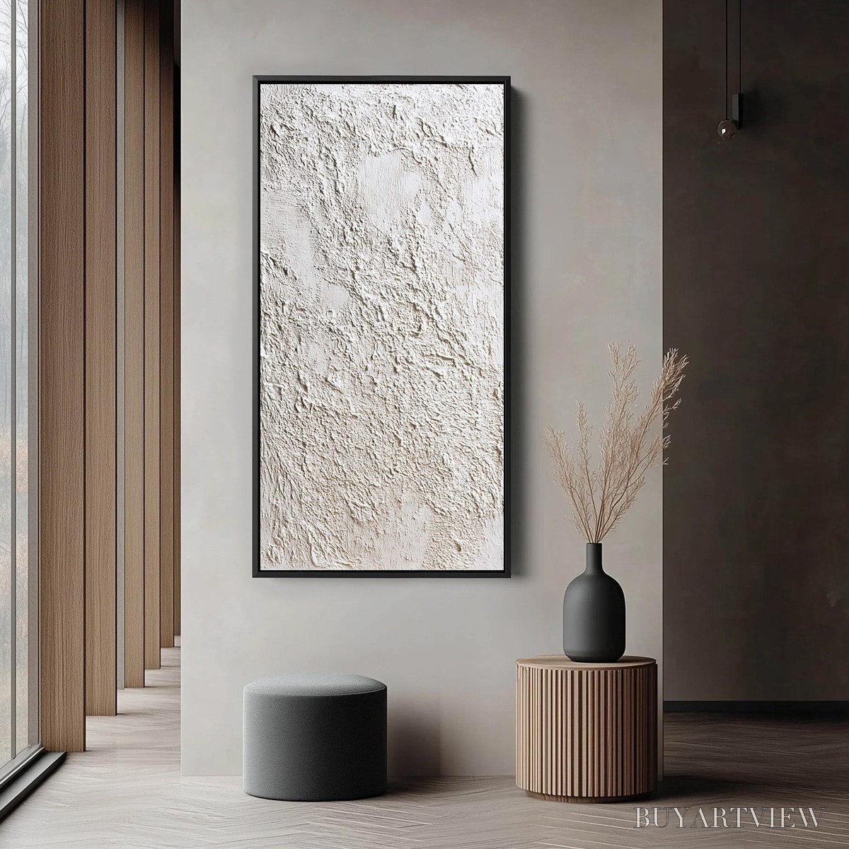 ARTOVITAS Stucco – Heavily Textured Wabi Sabi Abstract Painting - image 6