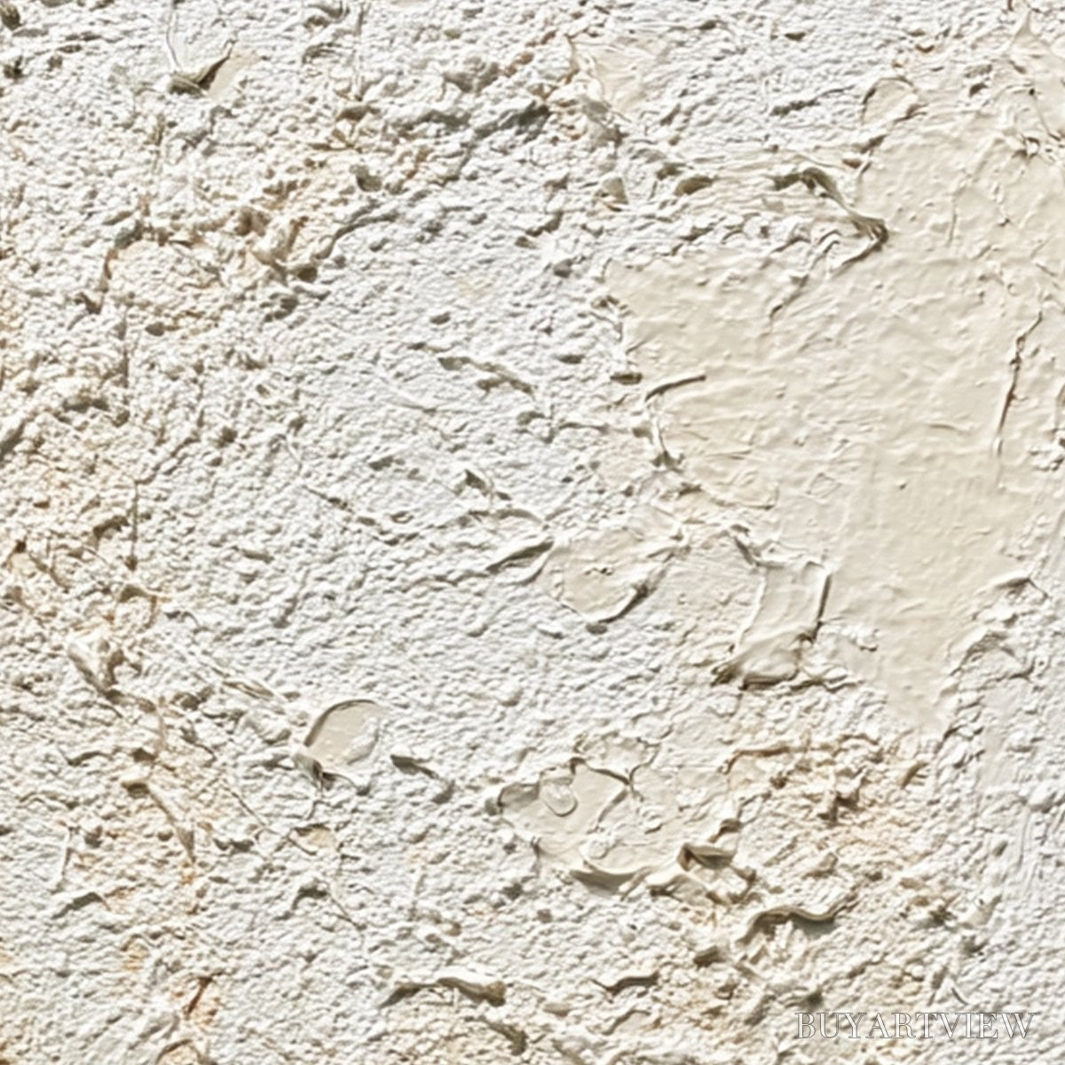 ARTOVITAS Terra Blanca – Heavy Texture Minimalist Wabi Sabi Painting - image 5