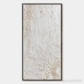 ARTOVITAS Terra Alba – Textured Wabi Sabi Minimalist Abstract Painting - image 1