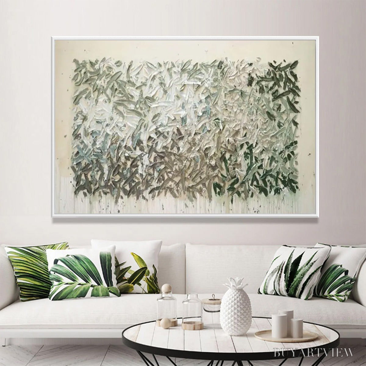 ARTOVITAS Whispering Winds – Textured Abstract Landscape Oil Painting - image 2