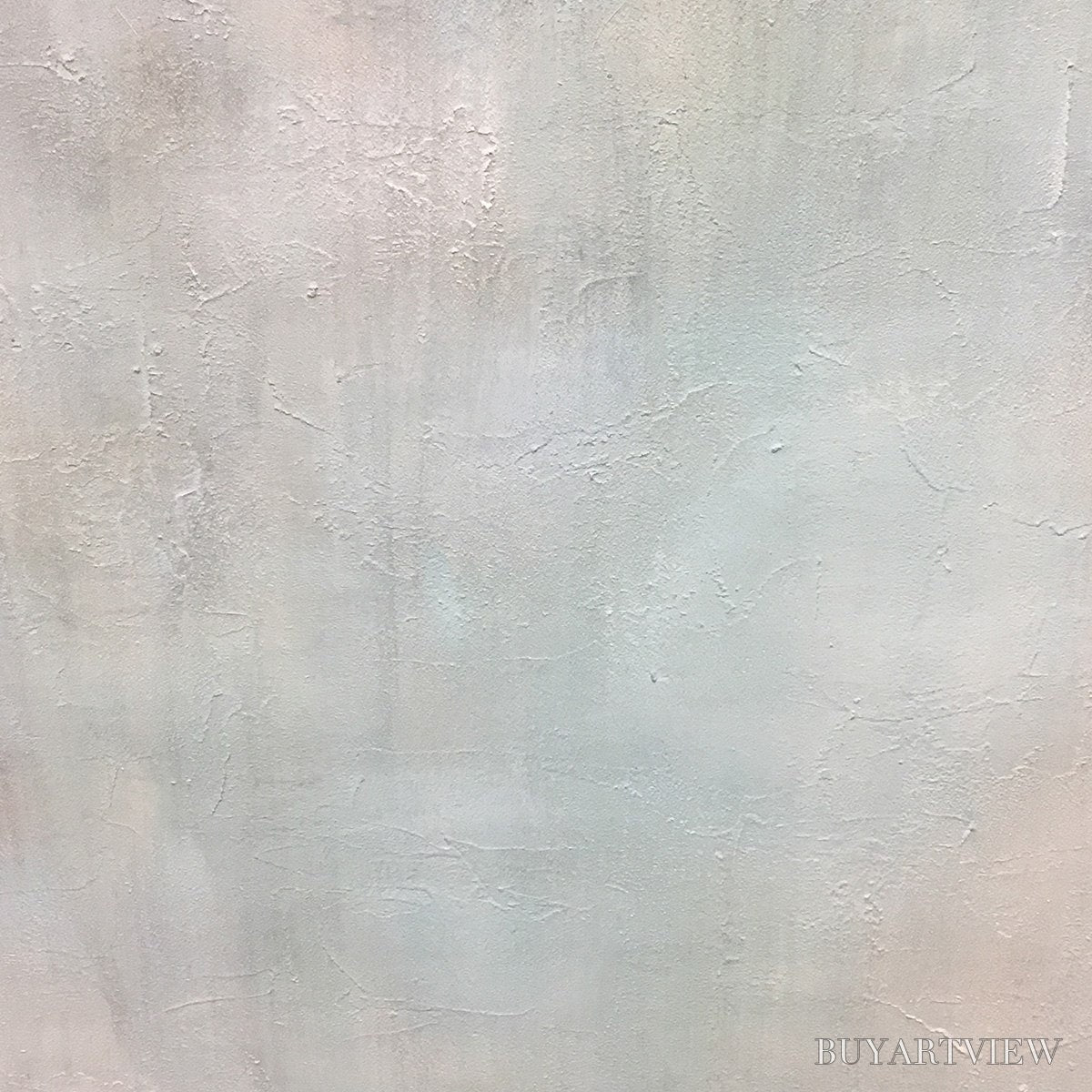 ARTOVITAS Misty Morning – Textured Minimalist Abstract Oil Painting - image 3