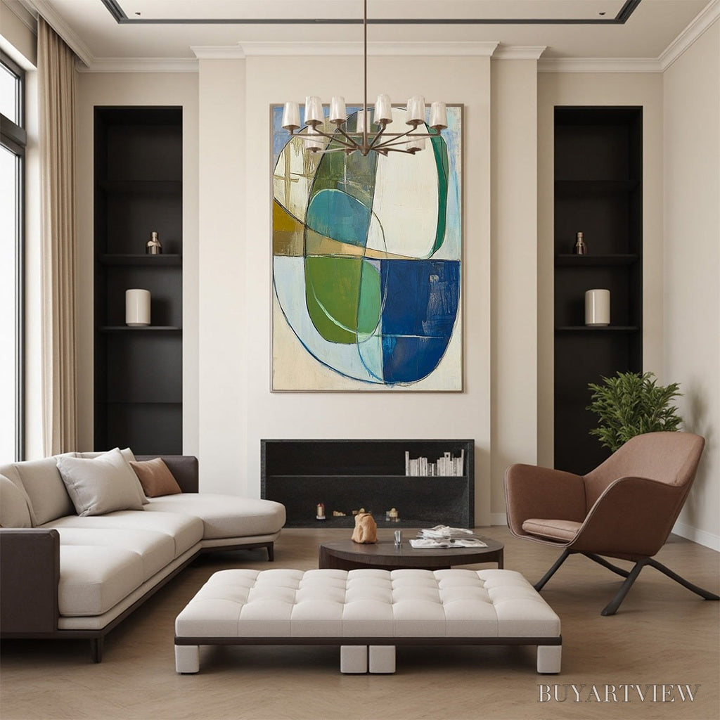 ARTOVITAS Strata – Abstract Minimalist-Inspired Oil Painting - image 6