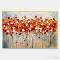 ARTOVITAS Autumn Whispers – Abstract Landscape Impasto Oil Painting - image 1