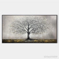 ARTOVITAS Golden Roots – Tree Painting with Textured Gold Ground - image 1