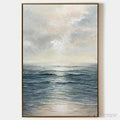 ARTOVITAS Tranquil Shores – Serene Coastal Landscape Oil Painting - image 1
