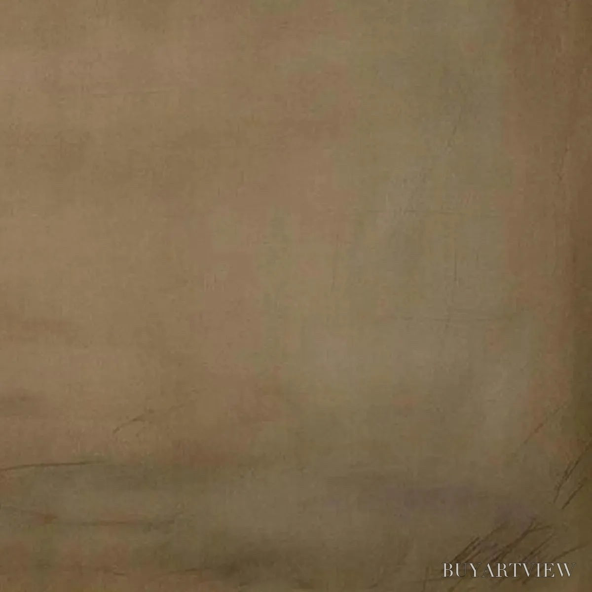 ARTOVITAS Earthy Minimalist Landscape – Minimalist Abstract Painting in Brown - image 3