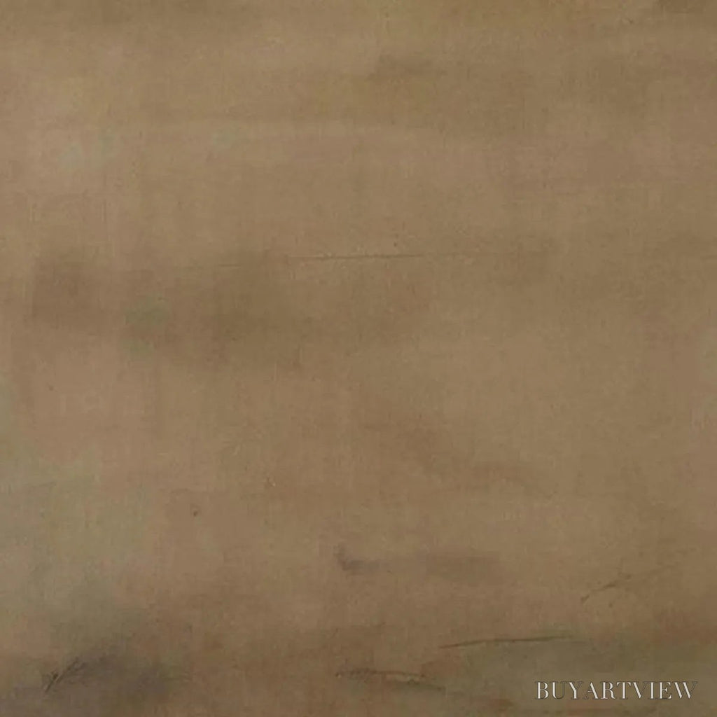 ARTOVITAS Earthy Minimalist Landscape – Minimalist Abstract Painting in Brown - image 5