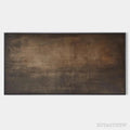 ARTOVITAS Dark Brown Textured Landscape – Abstract Painting in Brown - image 1