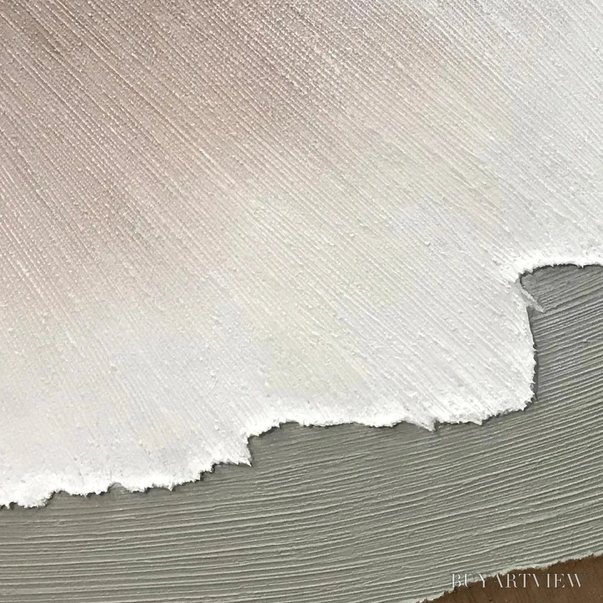 ARTOVITAS Earth Tones – Textured Abstract Landscape Painting in Neutral Colors - image 5
