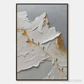 ARTOVITAS the Ascent – Textured Abstract Mountain Impasto Oil Painting - image 1