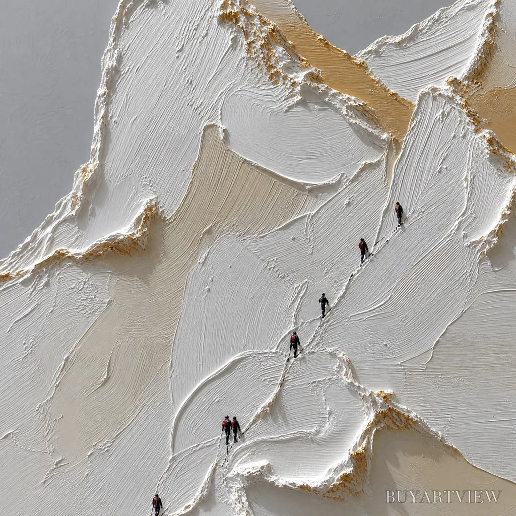 ARTOVITAS Apex – Textured Impasto Painting of a Mountain Ascent - image 3