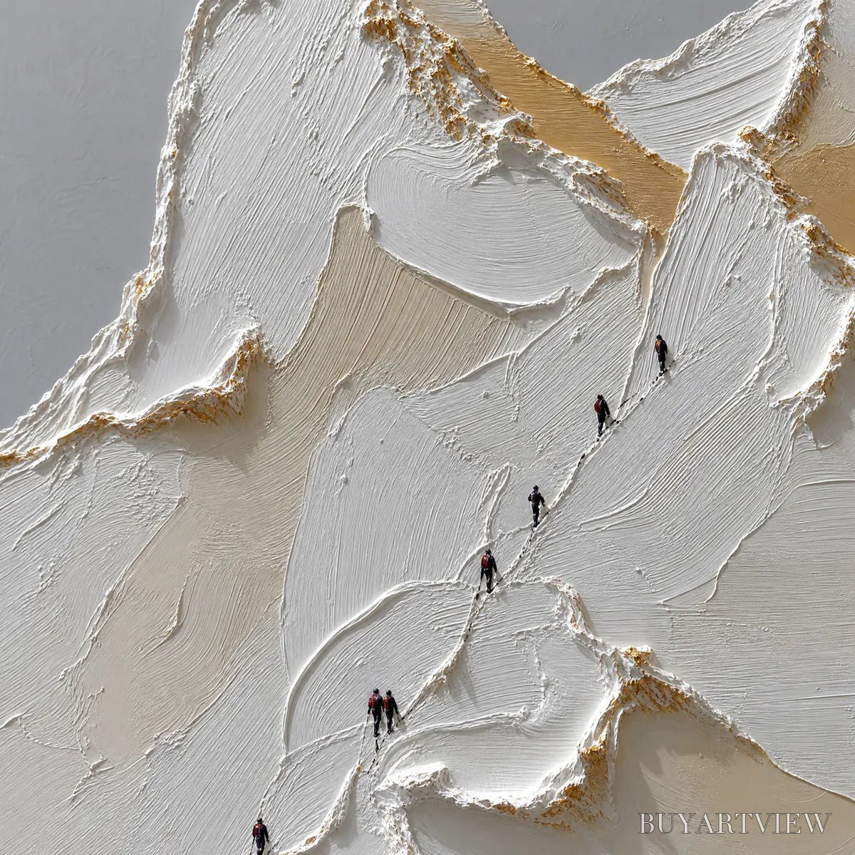 ARTOVITAS Apex – Textured Impasto Painting of a Mountain Ascent - image 3