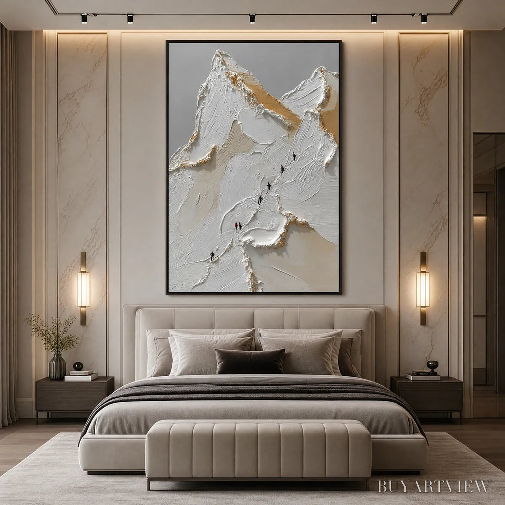 ARTOVITAS Apex – Textured Impasto Painting of a Mountain Ascent - image 4