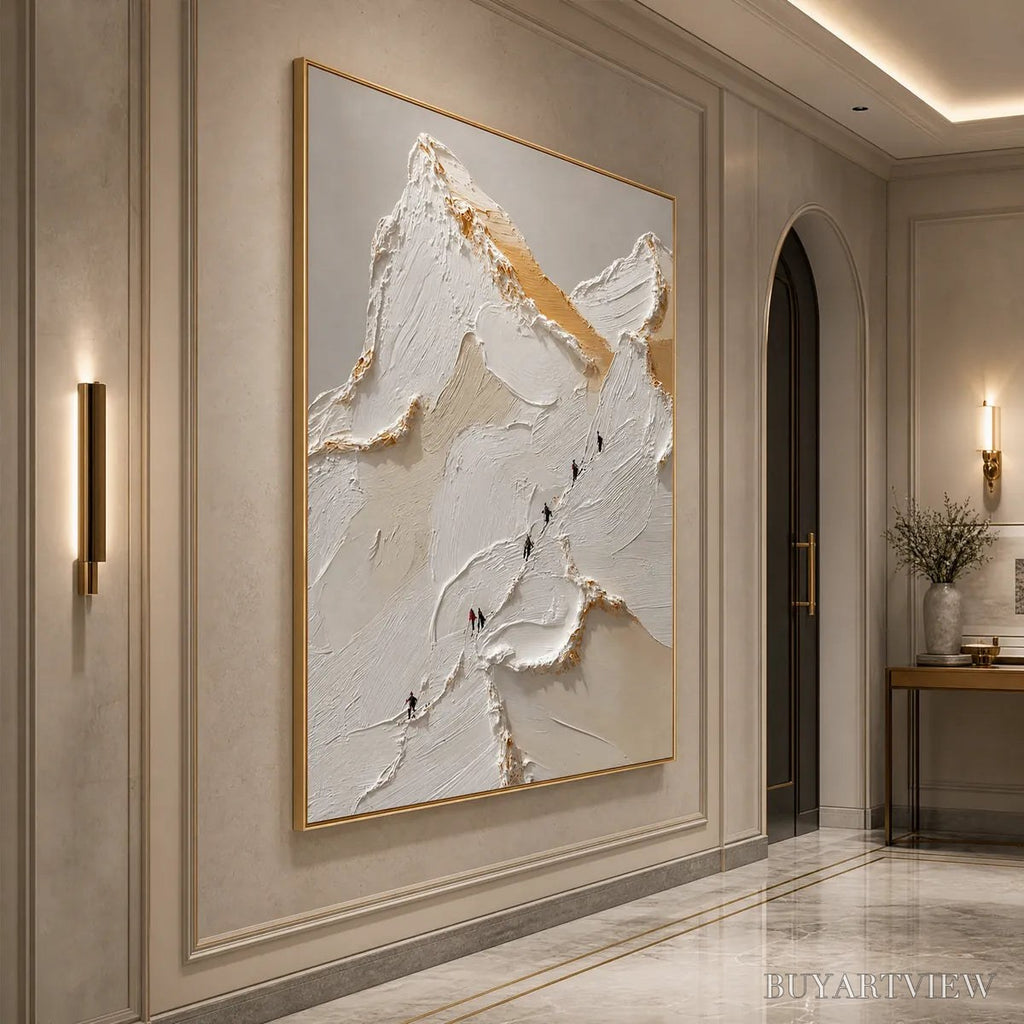 ARTOVITAS Apex – Textured Impasto Painting of a Mountain Ascent - image 5