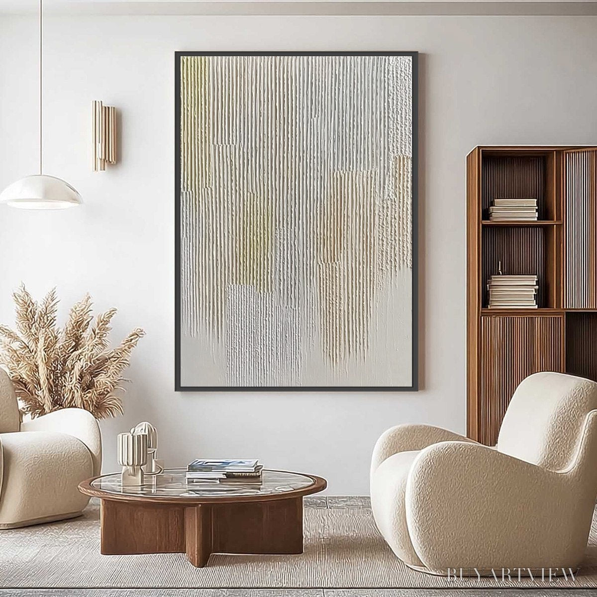 ARTOVITAS Earthen Rhythm – Textured Wabi Sabi Abstract - image 4