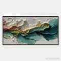 ARTOVITAS Canyon Rhythm – Large Textured Abstract Impasto Landscape Painting - image 1