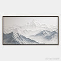 ARTOVITAS Frozen Peaks – Textured Minimalist Mountain Landscape - image 1