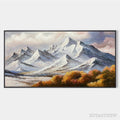ARTOVITAS Autumn Majesty – Panoramic Mountain Landscape Oil Painting with Autumn Foliage - image 1