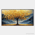 ARTOVITAS Golden Sanctuary – Textured Landscape Oil Painting - image 1