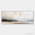 ARTOVITAS Misty Mountain Lake Panoramic – Landscape Painting, Panoramic - image 1