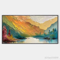 ARTOVITAS Autumn Valley – Textured Landscape Painting - image 1