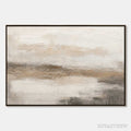 ARTOVITAS Earthen Calm – Textured Wabi Sabi Abstract Landscape Painting - image 1
