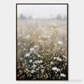 ARTOVITAS Misty Meadow – Ethereal Wildflower Field Landscape Painting - image 1