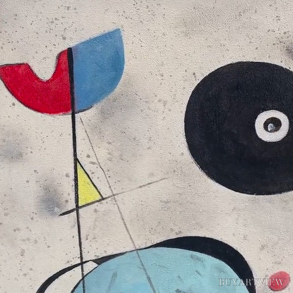 ARTOVITAS Cosmic Notes – Modern Abstract Geometric Oil Painting - image 6