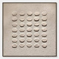 ARTOVITAS Zen Grid – Minimalist Textured Relief Abstract Painting - image 1