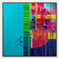 ARTOVITAS Electric Echo – Vibrant Abstract Modern Oil Painting - image 1