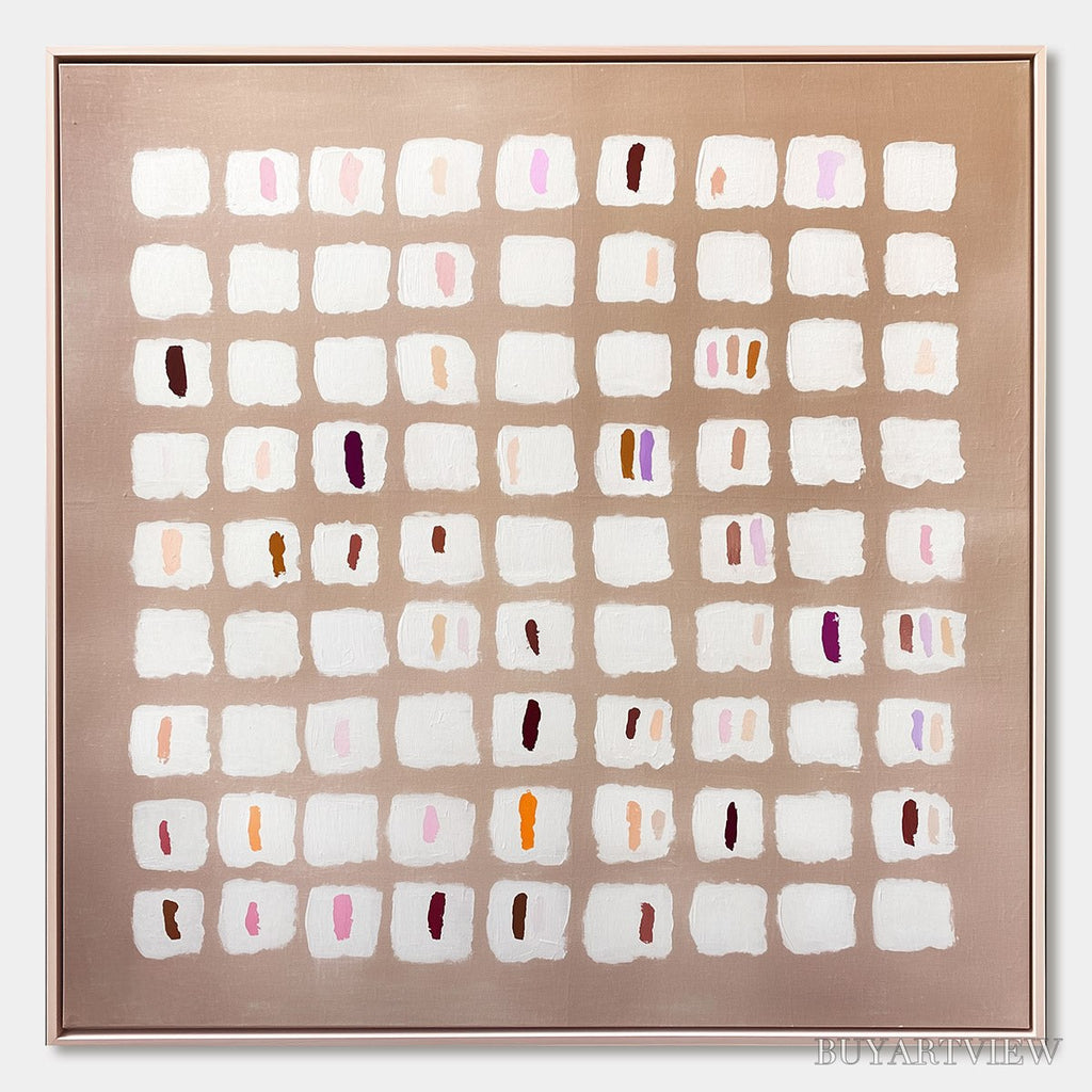ARTOVITAS Color Field Study – Minimalist Abstract Oil Painting - image 1