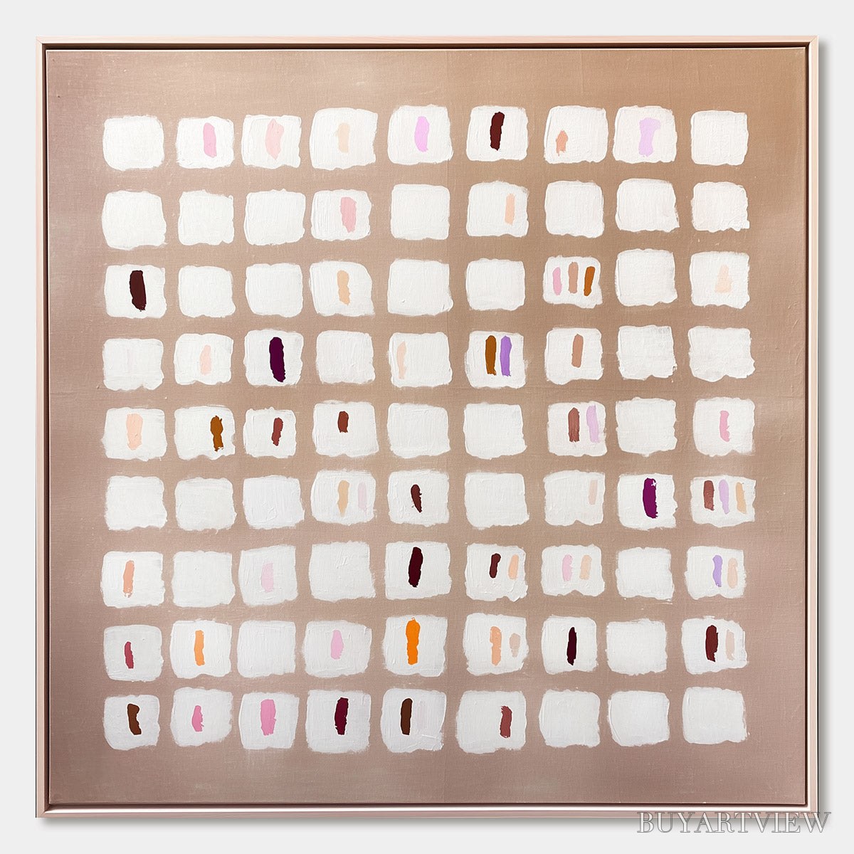 ARTOVITAS Color Field Study – Minimalist Abstract Oil Painting - image 1