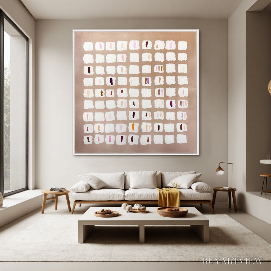 ARTOVITAS Color Field Study – Minimalist Abstract Oil Painting - image 4