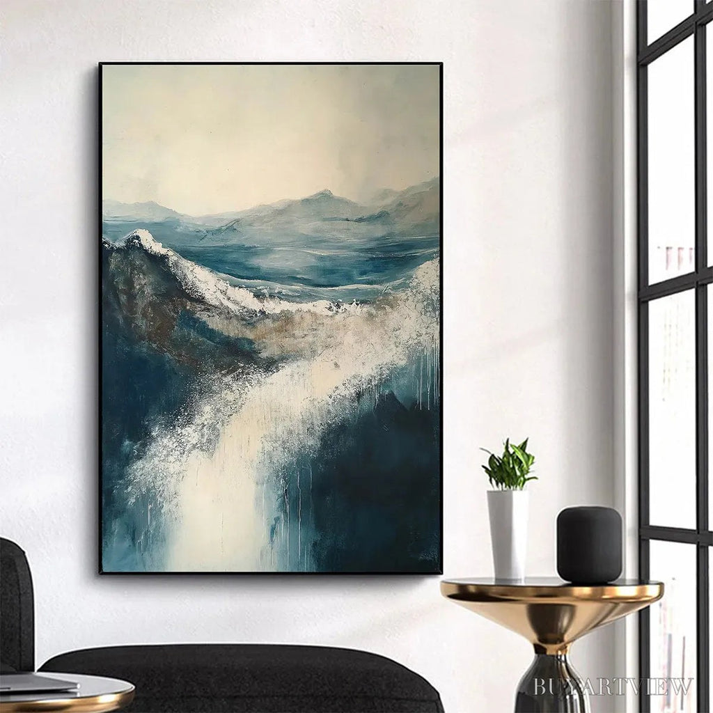 ARTOVITAS Highland Mist – Atmospheric Landscape Oil Painting - image 2