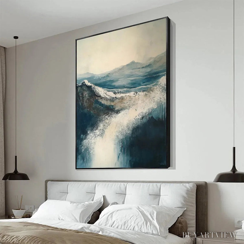 ARTOVITAS Highland Mist – Atmospheric Landscape Oil Painting - image 4