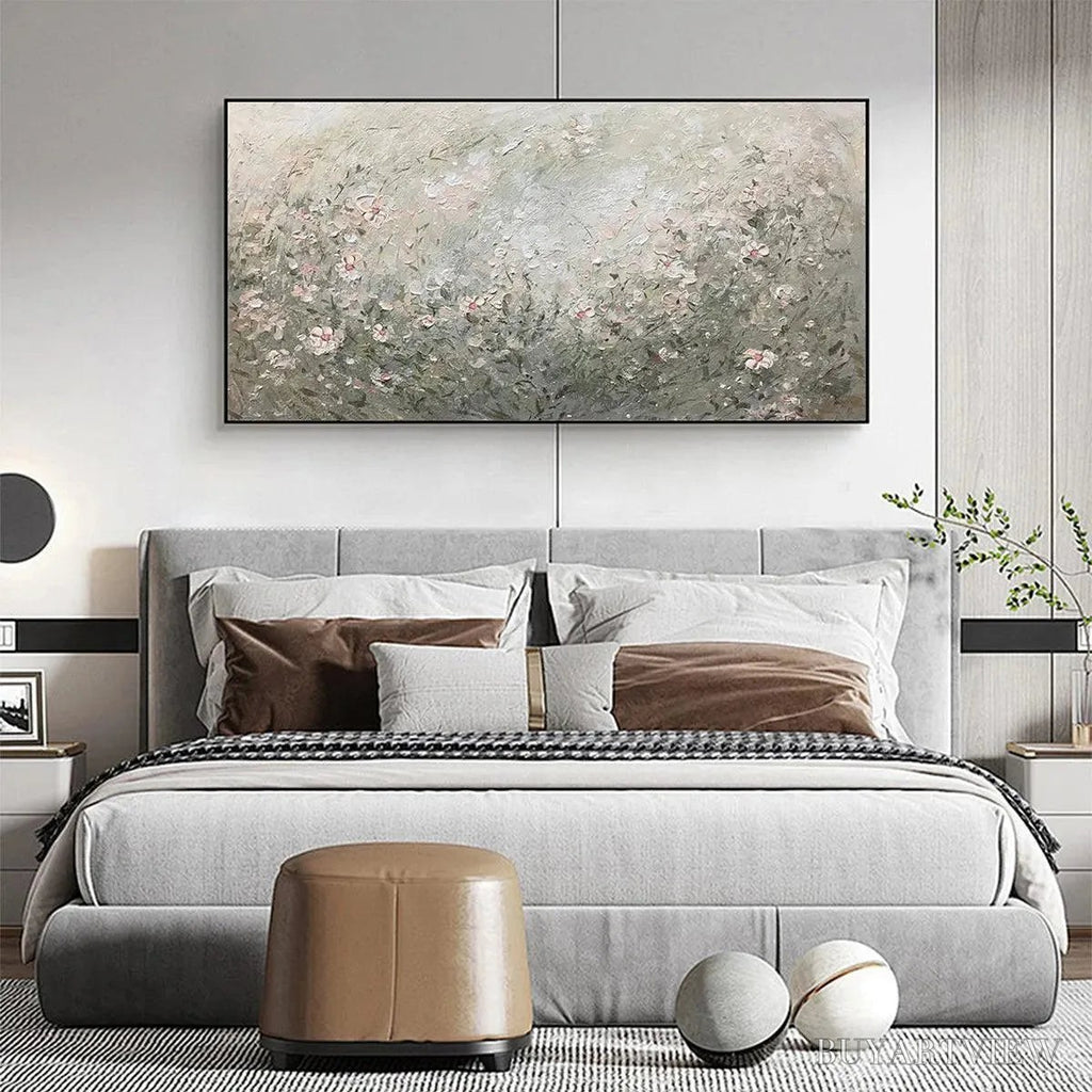 ARTOVITAS Whispering Meadow – Impressionistic Wildflower Landscape Painting - image 4