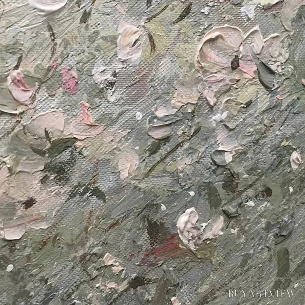ARTOVITAS Whispering Meadow – Impressionistic Wildflower Landscape Painting - image 5