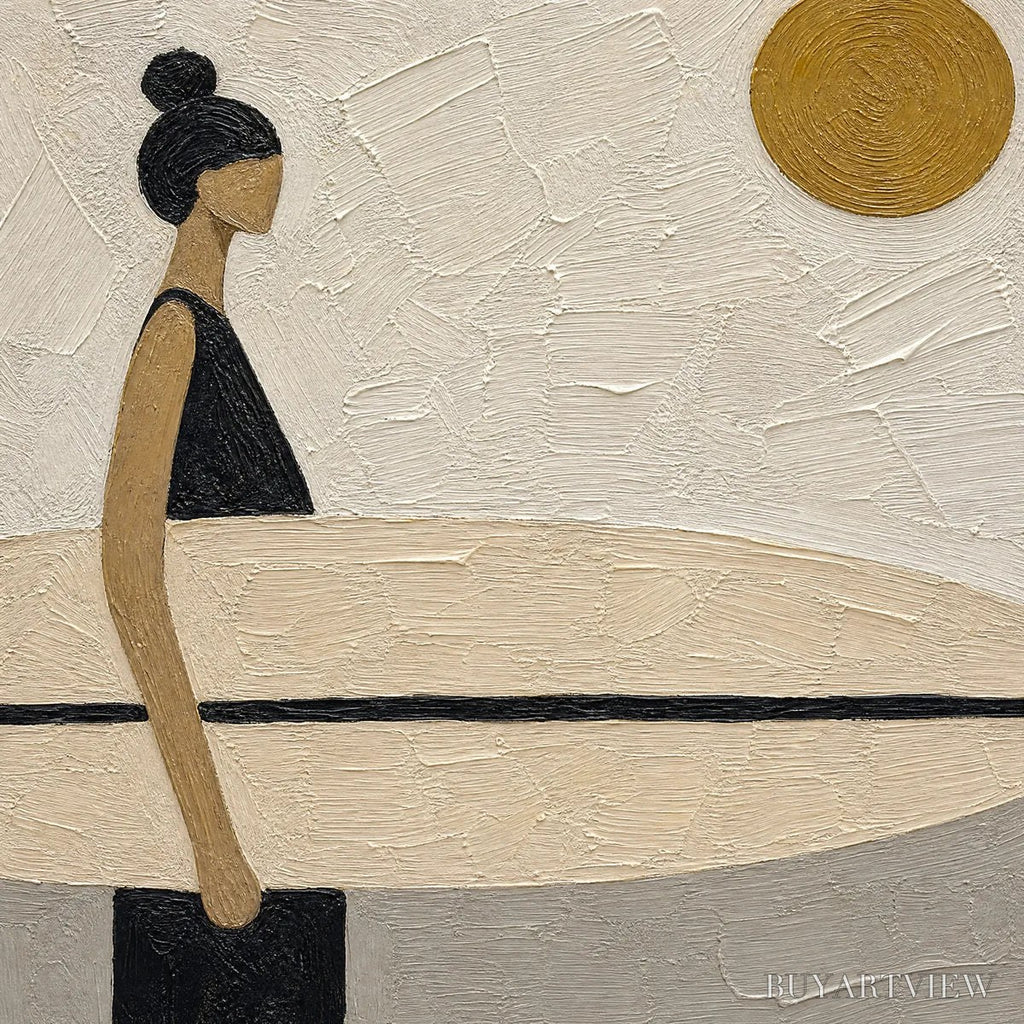 ARTOVITAS Quiet Shore – Minimalist Surfer - image 3