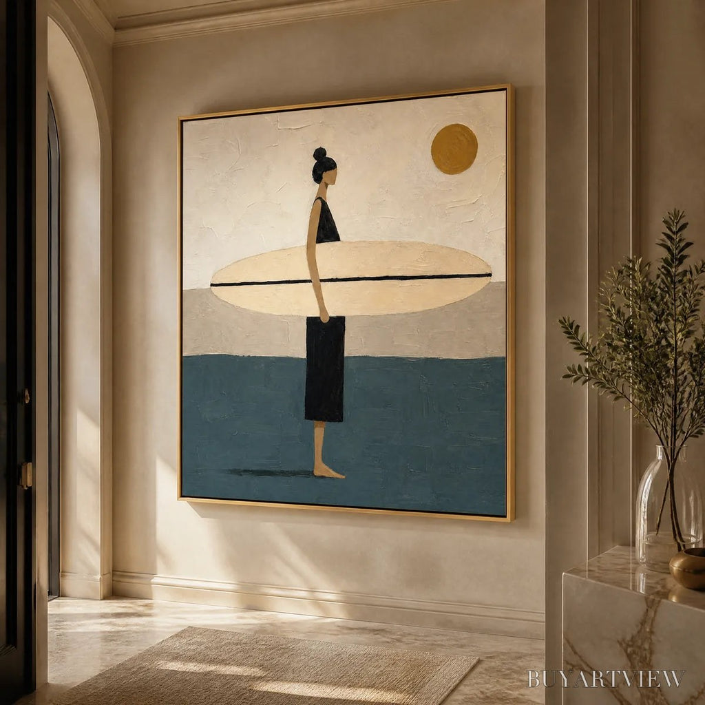ARTOVITAS Quiet Shore – Minimalist Surfer - image 5