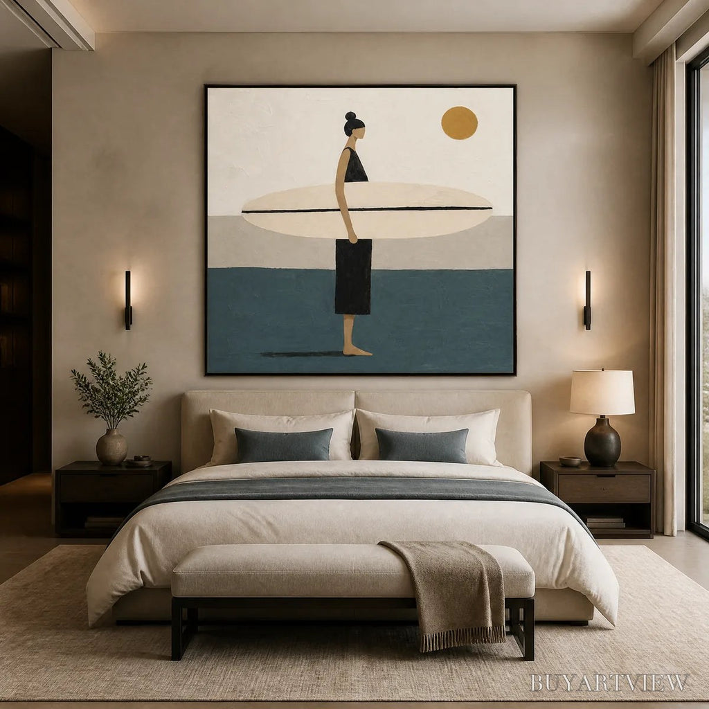 ARTOVITAS Quiet Shore – Minimalist Surfer - image 6