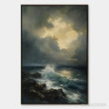 ARTOVITAS Storm Tide – Stormy Ocean Seascape Painting - image 1
