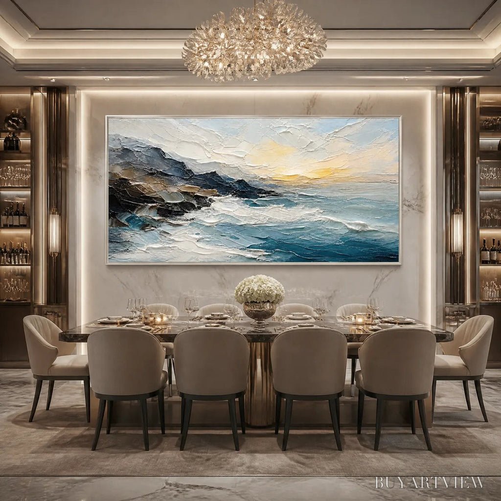 ARTOVITAS Midnight Breaker – Stormy Ocean Wave Painting - image 2