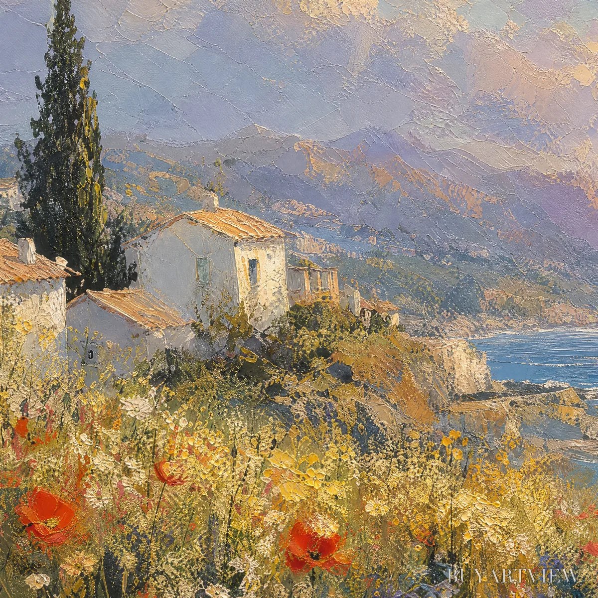 ARTOVITAS Lemon Coast – Mediterranean Coastal Landscape - image 3