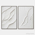 ARTOVITAS Aegean Calm – Minimalist White Textured Wabi Sabi Set - image 1