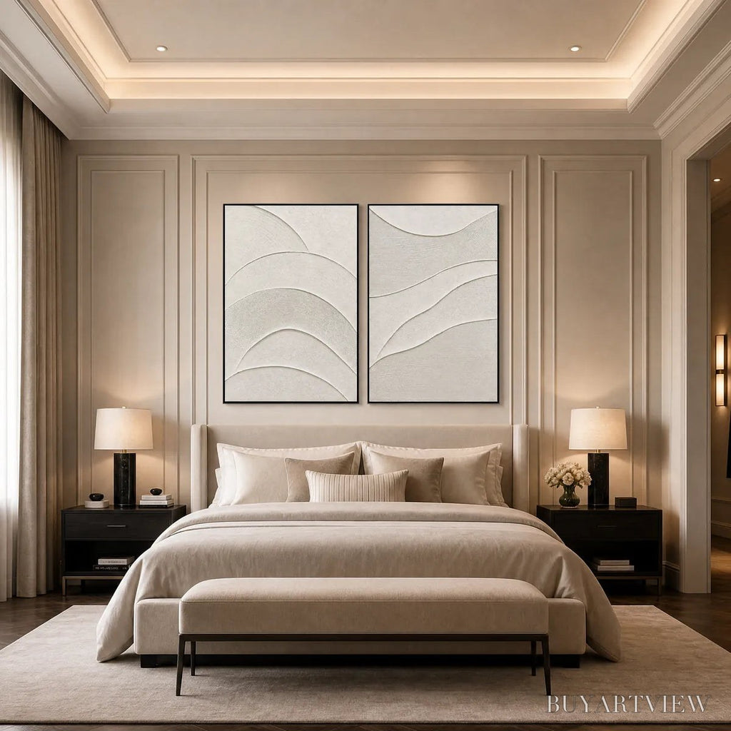 ARTOVITAS Serene Rhythm – Minimalist Textured Wabi Sabi Set - image 2