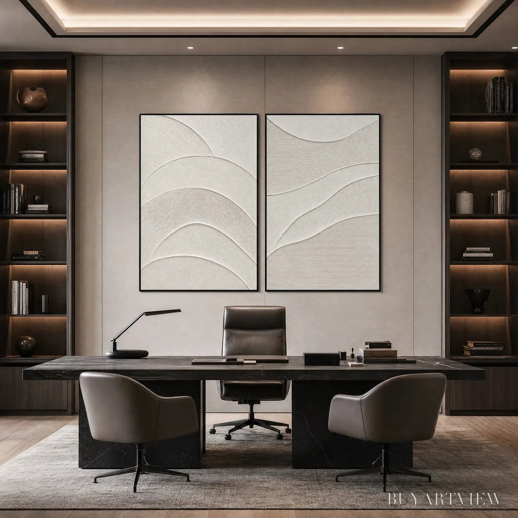 ARTOVITAS Serene Rhythm – Minimalist Textured Wabi Sabi Set - image 5